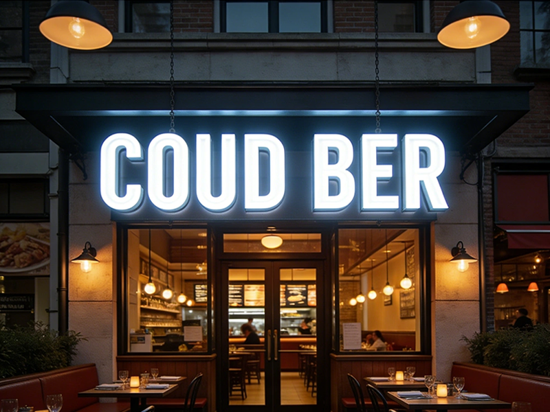 Frontlit & Backlit signs for Restaurant